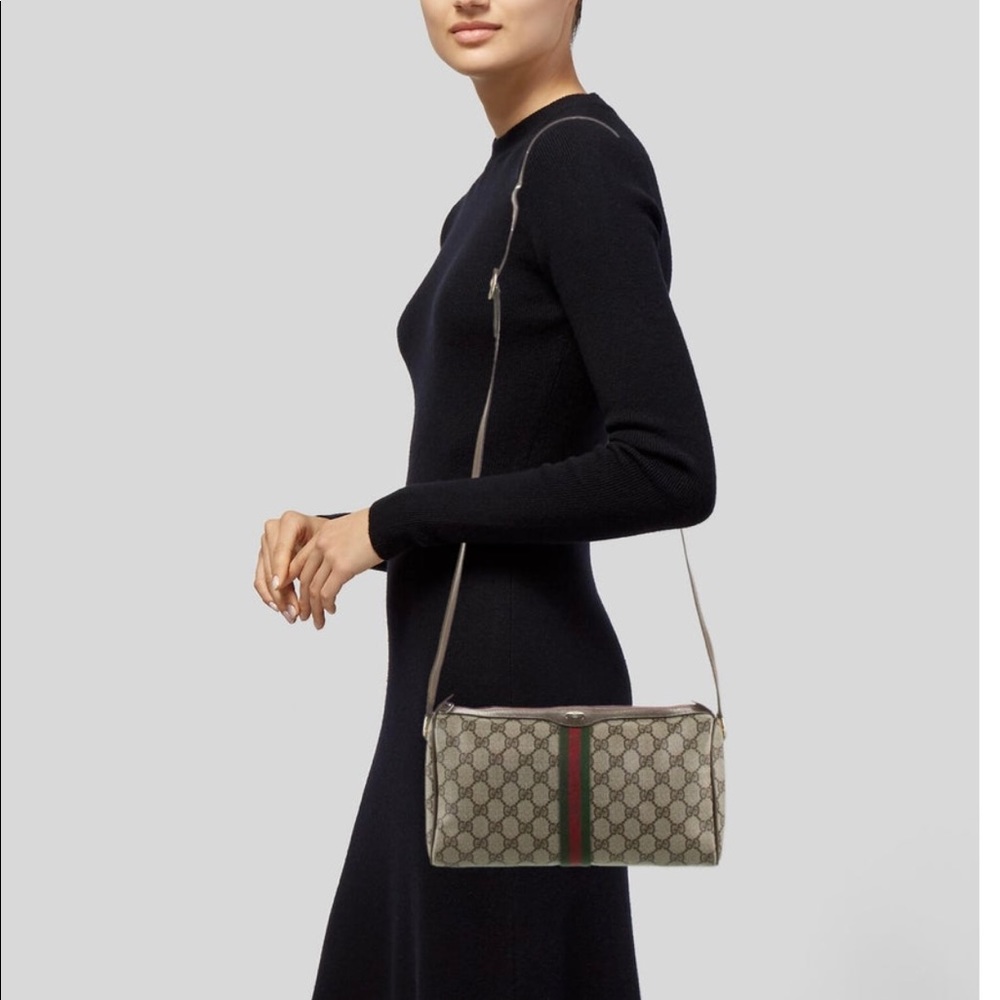 Gucci vintage GG web crossbody bag